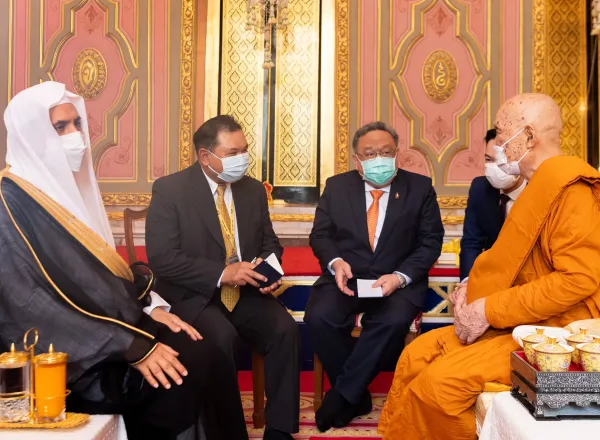 Mohammad Alissa a rencontré un dirigeant bouddhiste en Thaïlande, qui a été ravi de sa visite