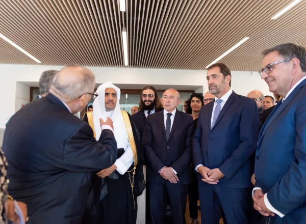 شارك معالي الشيخ د.⁧محمد العيسى⁩ مع وزير الداخلية الفرنسي السيد كريستوف كاستانير افتتاح المعهد الفرنسي للحضارة الإسلامية بمدينة ⁧ليون⁩ والذي يعد الأكبر من نوعه في فرنسا
