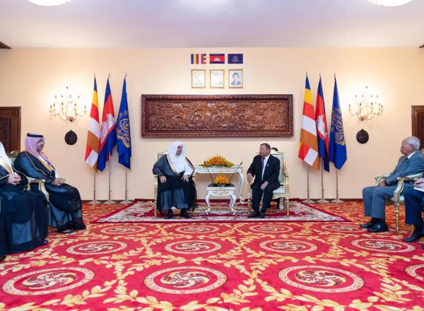 MohammadAlissa rencontre Mr. Chee Sim le Président du Sénat cambodgien