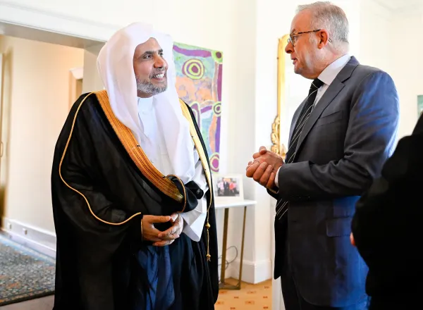 نخست‌وزیر استرالیا از جناب دبیرکل سازمان همبستگی جهان اسلام استقبال به‌عمل آورد