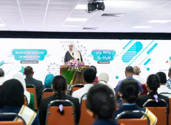 Le Secrétaire général de la Ligue islamique mondiale a conduit une délégation en visite officielle Maldives à l'invitation du président maldivien