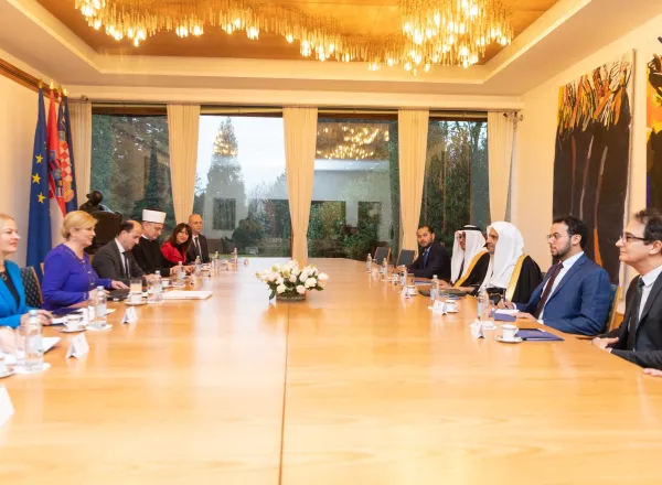 HE Dr. Mohammad Alissa met with Croatian President Ured_PRH Kolinda GKto