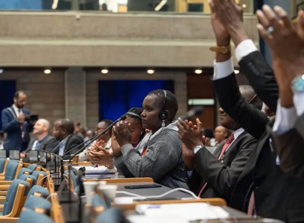 En la sede de las Naciones Unidas en Nairobi, el Secretario General, Presidente de la Comisión de Ulemas, el Sheij Mohammed Al-Issa, fue el invitado de honor del "Foro África para la Juventud"