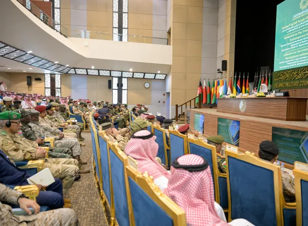 الأمين العام لرابطة العالم الإسلامي يحاضر في مقرّ "التحالف الإسلامي العسكري لمحاربة الإرهاب"