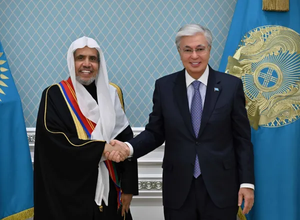 Presiden Kazakhstan Menerima Sekretaris Jenderal Liga Muslim Dunia