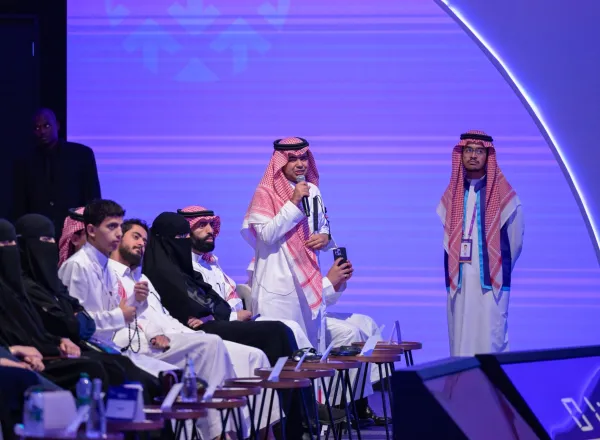 معالي الشيخ د.⁧‫محمد العيسى‬⁩ ⁦‪‬⁩، الأمين العام لرابطة العالم الإسلامي، رئيس هيئة علماء المسلمين، متحدثًا رئيسيًّا في نسخة هذا العام من منتدى "مسك" العالمي