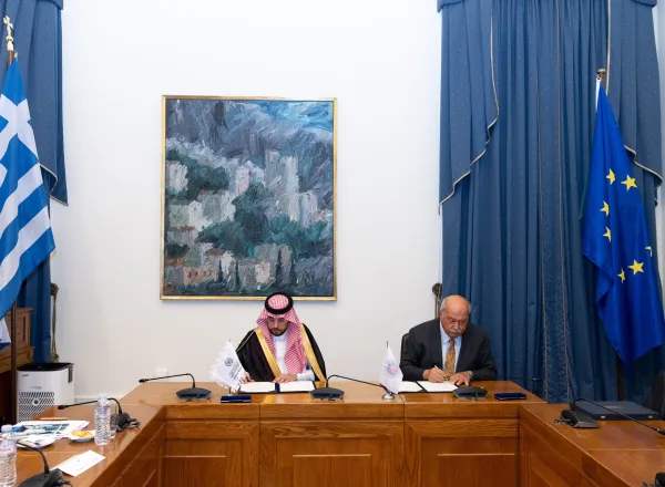 En el nombre del SG de la LMI Sheij Mohammed Al-Issa, el Sr. Abdulwahab Al-Shehri, Subsecretario General de la LMI para la comunicación institucional