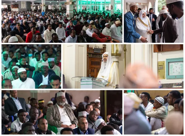 Hace unos momentos en la mezquita más grande de Kenia: el Sheij Mohammed Al-Issa pronunció hoy el sermón del viernes en la capital Nairobi