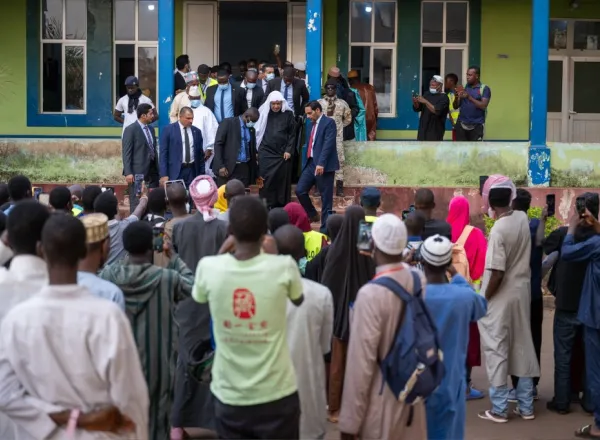 Lors de sa visite en Guinée-Bissau :   Le Secrétaire général, Président de l’Organisation des savants musulmans, cheikh Mohammed Al-Issa a supervisé le programme de la Ligueislamiquemondiale
