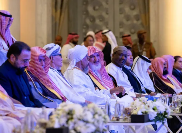 سماحة مفتي عام المملكة العربية السعودية، الشيخ عبدالعزيز آل الشيخ، في افتتاح النسخة الثانية من مؤتمر ⁧‫بناء الجسور بين المذاهب‬⁩ الإسلامية