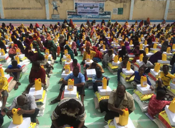 #La_Ligue_Islamique_Mondiale distribue plus de 5000 paniers alimentaires dans diverses régions de Somalie via son projet "Repas de Ramadan".