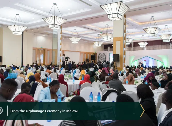 In tribute to the sponsorship of 6,000 orphans by the Muslim World League, the organization inaugurated its orphan programs in the Republic of Malawi.
