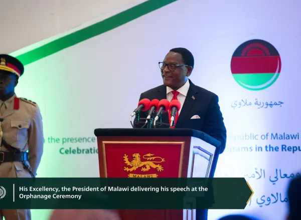In tribute to the sponsorship of 6,000 orphans by the Muslim World League, the organization inaugurated its orphan programs in the Republic of Malawi.