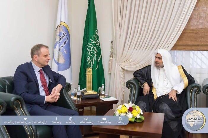 HE the MWL's Secretary General met this morning the Dutch Ambassador to the Kingdom Mr. Joost Reintjes.