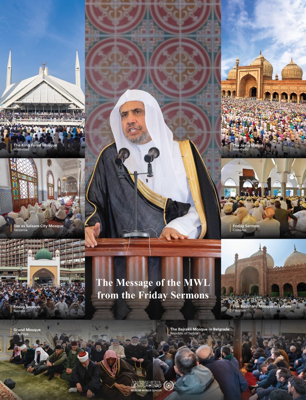 Highlights from the international sermons of His Excellency Sheikh Dr. Mohammed Al-Issa, Secretary-General of the Muslim World League